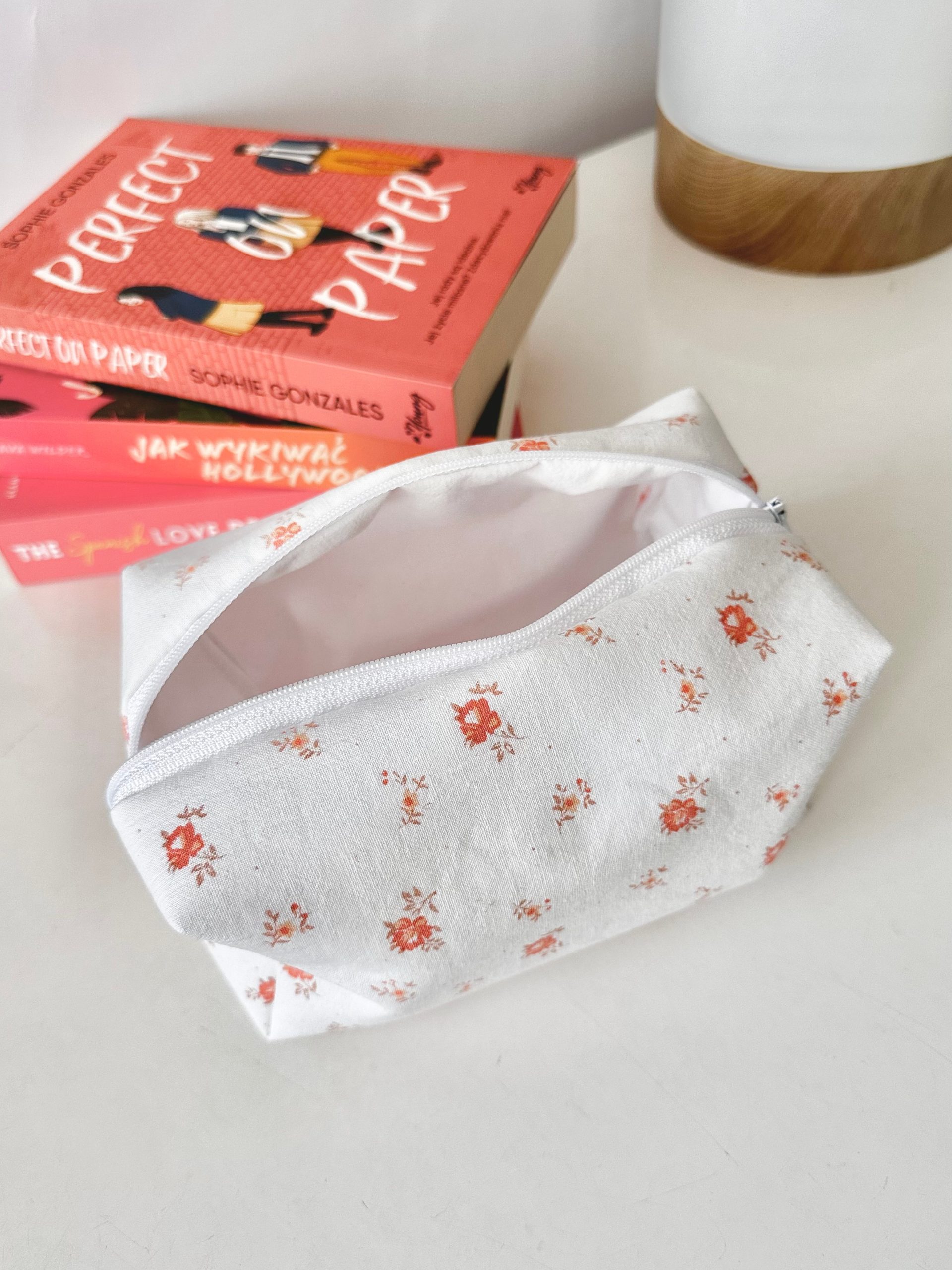 Kosmetyczka VINTAGE Orange Flowers