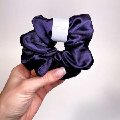 Dark Blue Scrunchie Medium