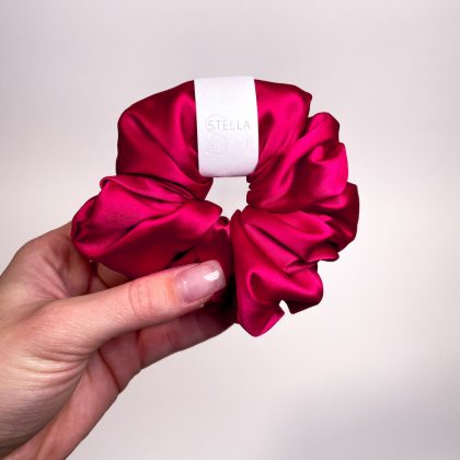 Fuksja Scrunchie Medium
