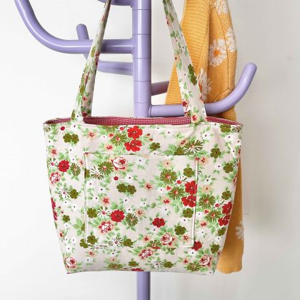 Torba Puff VINTAGE Raspberry