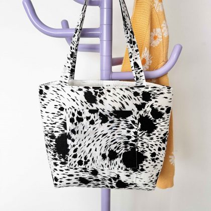 Torba Puff VINTAGE Cow