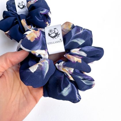 Navy Scrunchie Medium