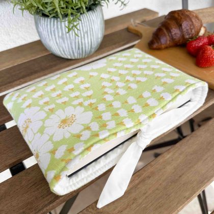 Book Sleeve VINTAGE Green Field