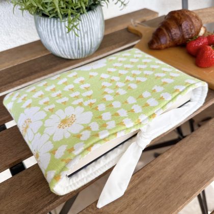 Book Sleeve VINTAGE Green Field